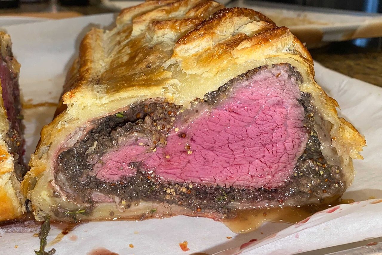 Beef Wellington (Fillet in Duxelles and Puff Pastry)