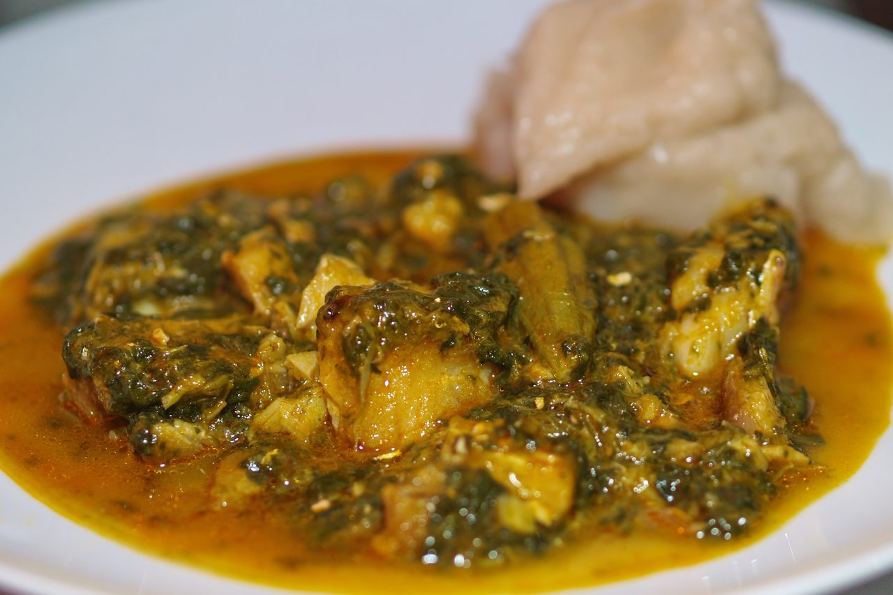 Calulu (Angolan Fish Stew with Greens and Okra)