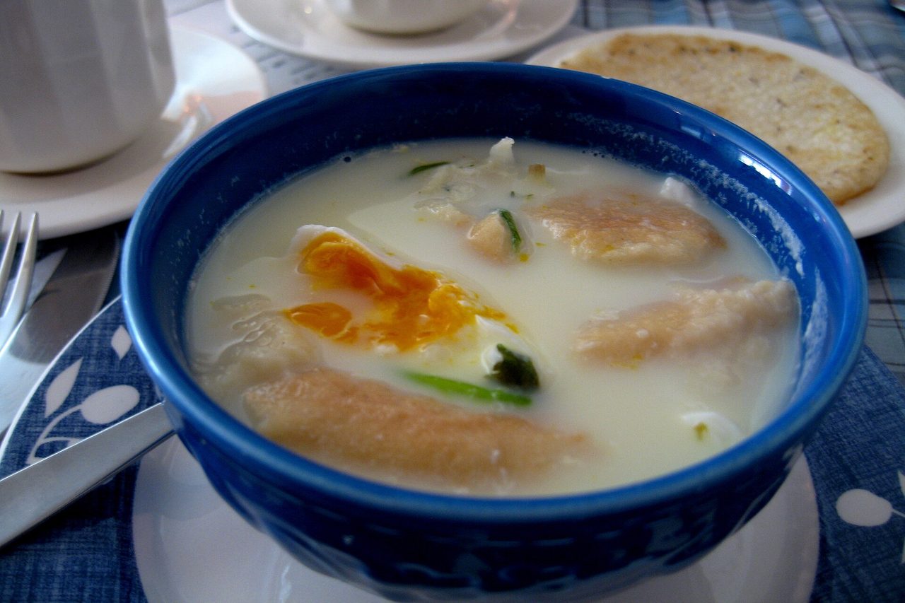 Changua (Eggs Poached in a Salted Milk Broth)