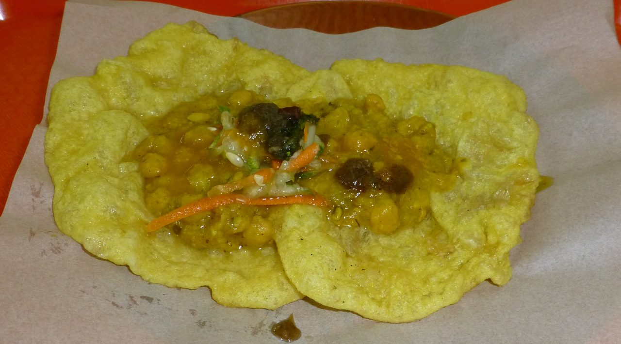Doubles (Trinidadian Curried Chickpea Flatbread)