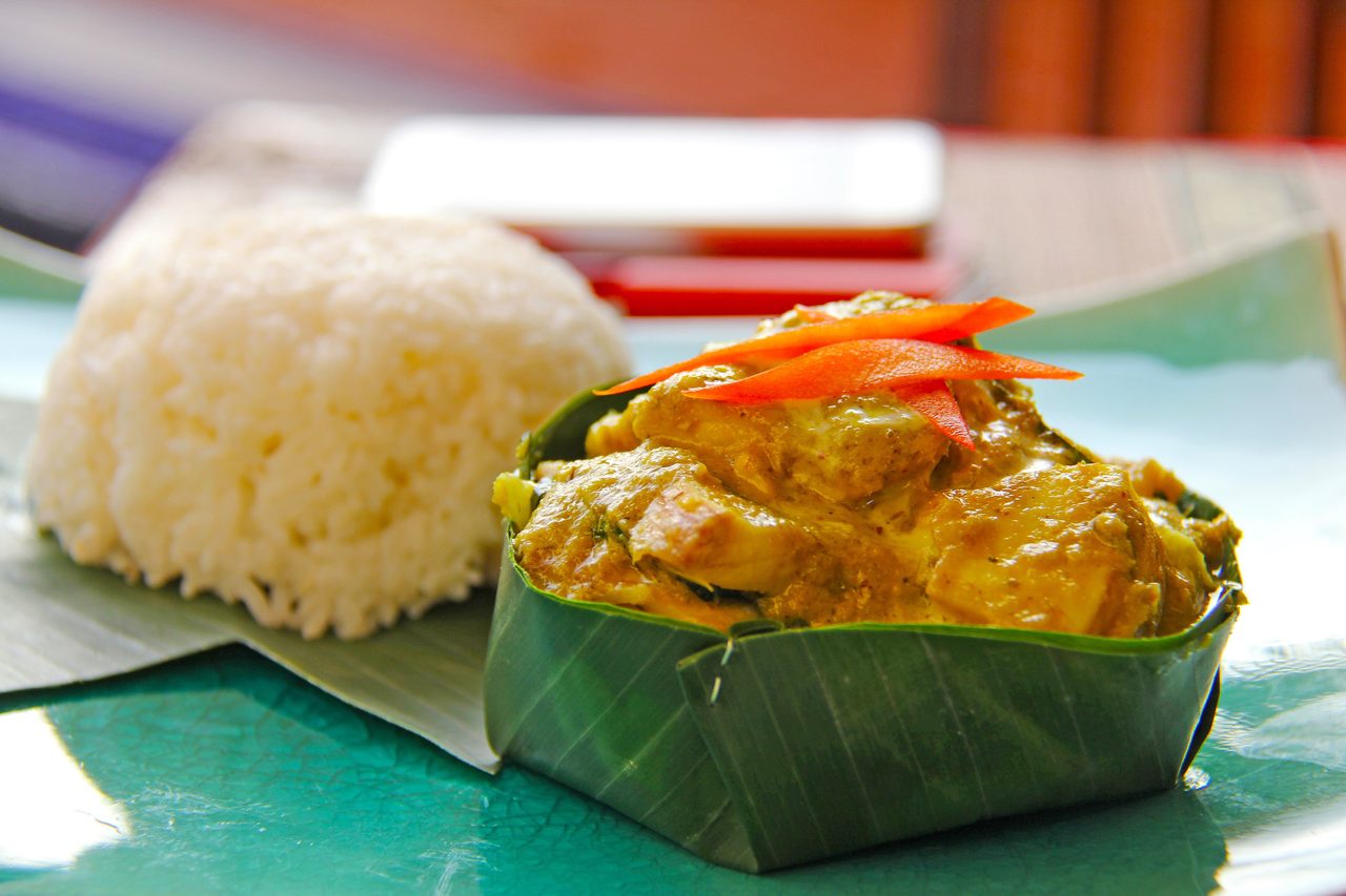 Fish Amok (Cambodian Steamed Fish Curry)