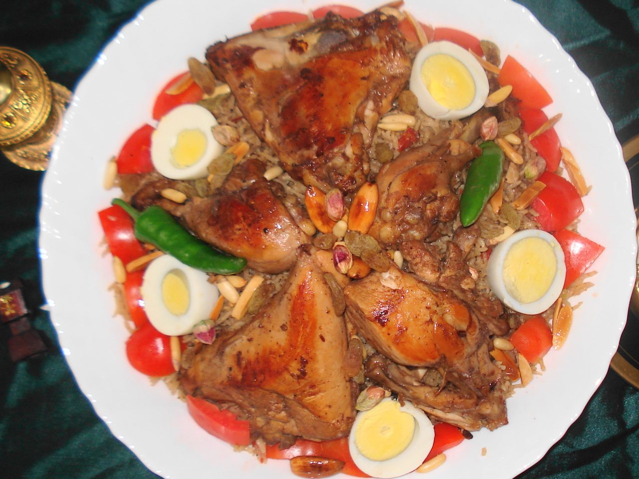 Kabsa (Saudi Spiced Rice with Chicken)