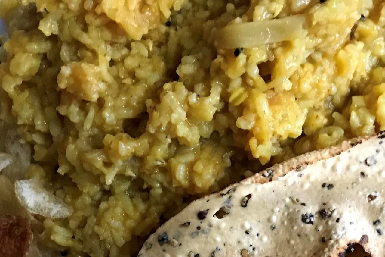 Khichdi (Rice and Split Mung Dal Cooked to the Same Point)