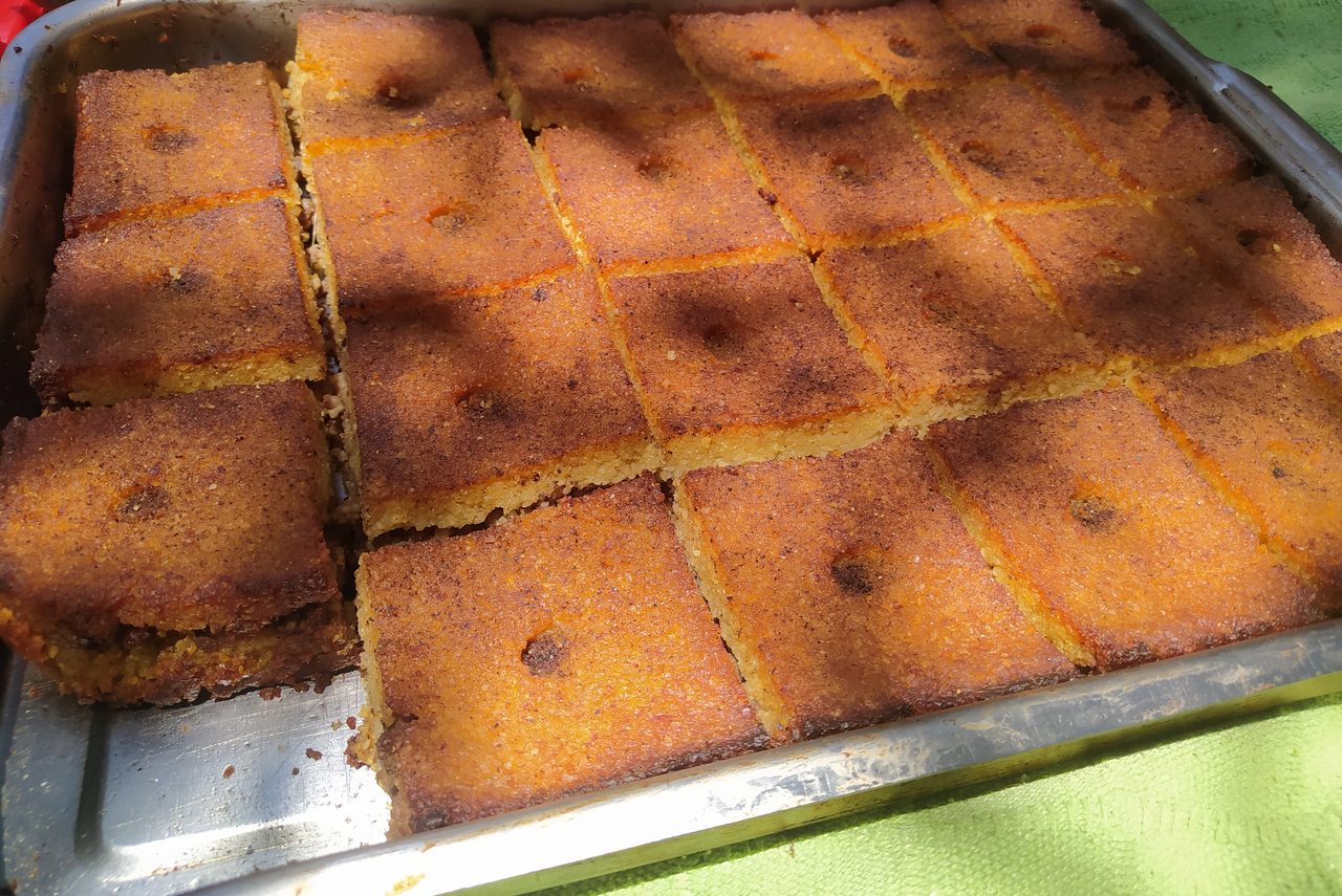 Kibbeh bil Sayniyeh (Baked Bulgur and Lamb Tray)