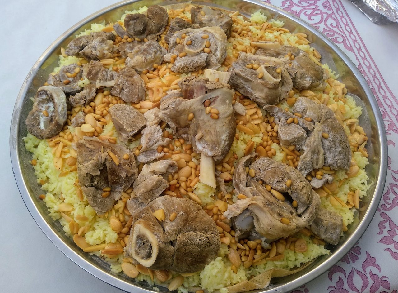 Mansaf (Jordanian Lamb in Fermented Yogurt Sauce)