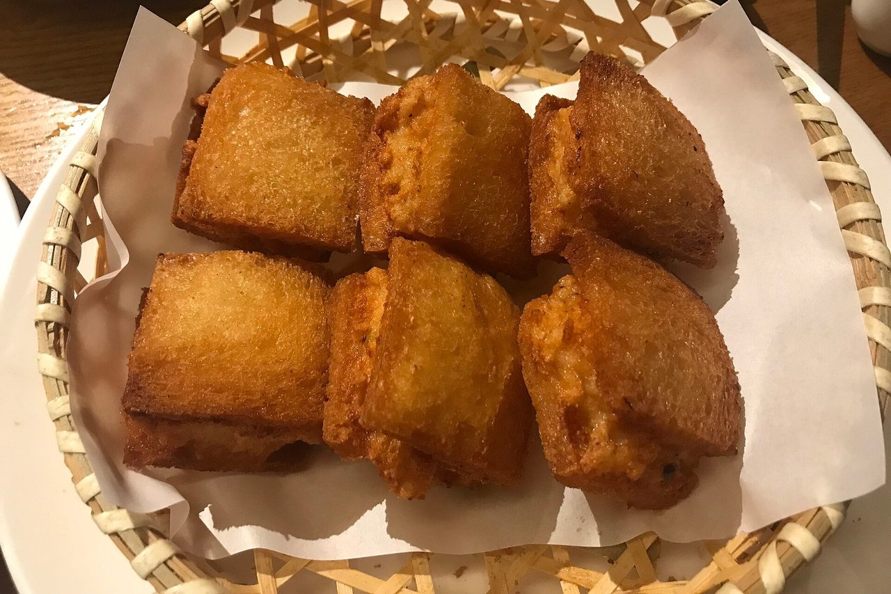 Menbosha (Deep-Fried Shrimp Toast Cubes)