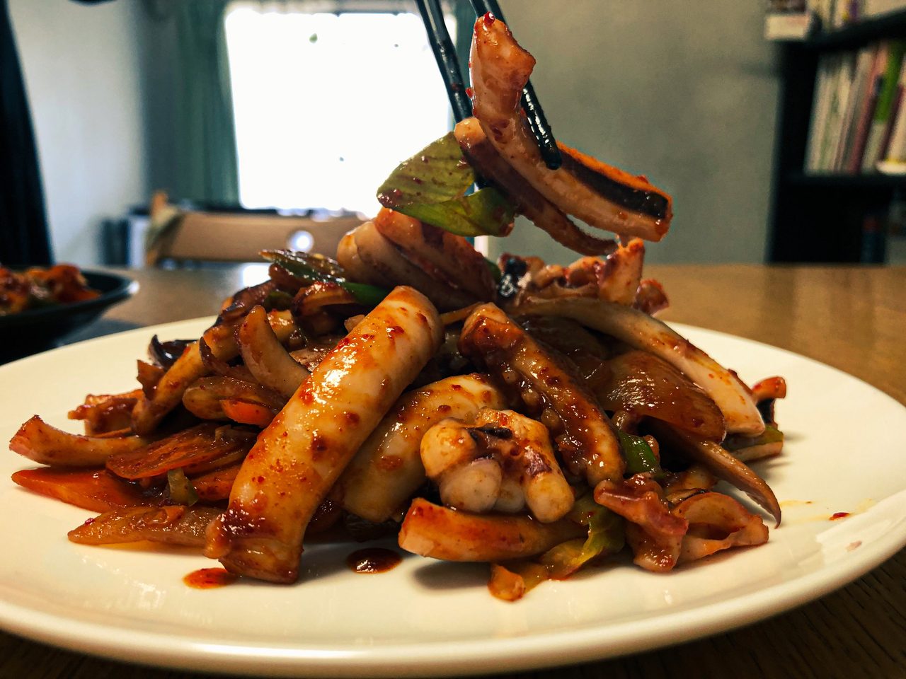 Ojingeo Bokkeum (Korean Spicy Stir-fried Squid)