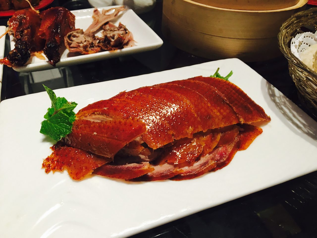 Peking Duck (Lacquered Roast Duck with Pancakes)
