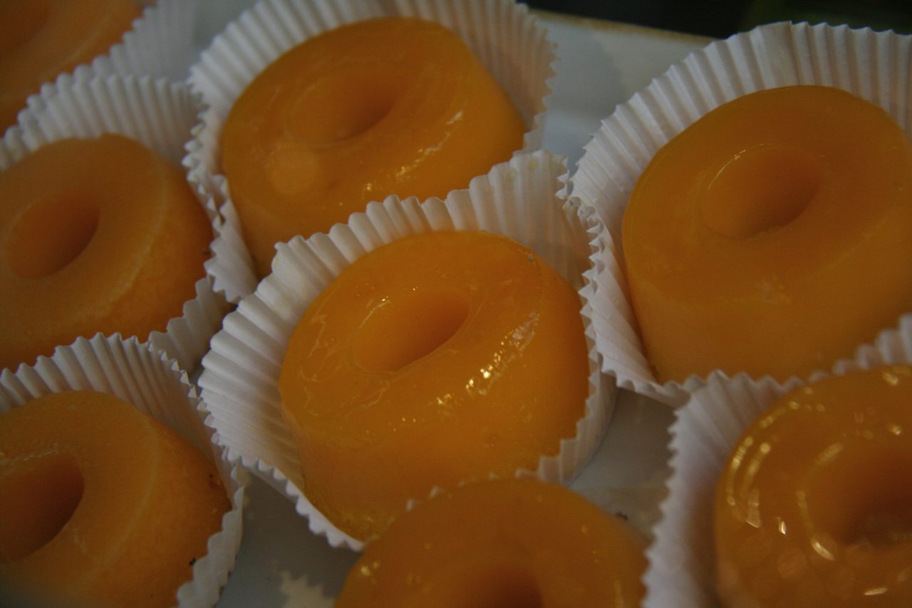Quindim (Coconut Yolk Custard with a Glassy Top)