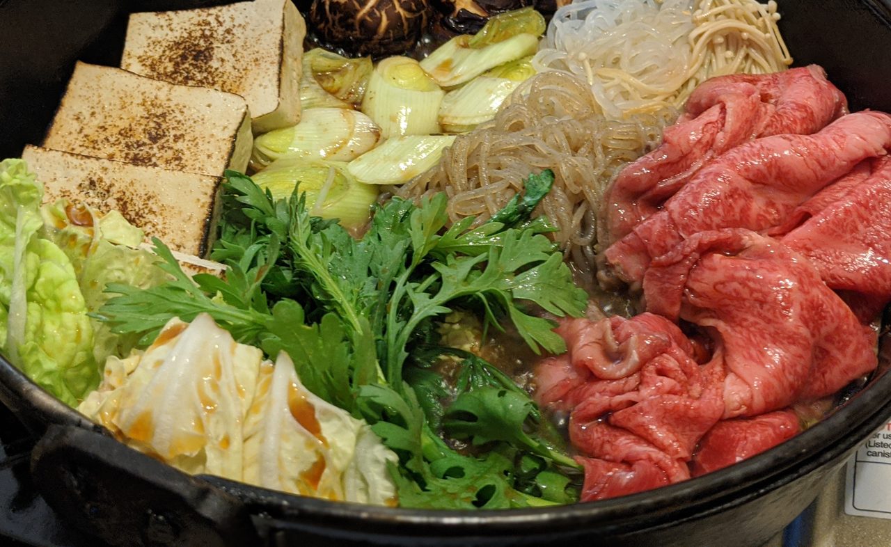 Sukiyaki (Beef Hot Pot in Sweet Soy Broth)